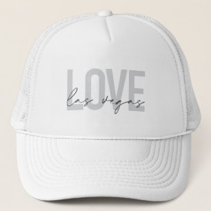Modern, urban, simple, cool design Love Las Vegas Trucker Hat