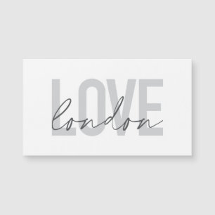 Modern, urban, simple, cool, design of Love London