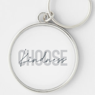Modern, urban, simple design of Choose Kindness Keychain