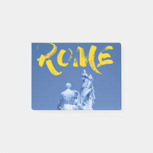 Modern, urban, vibrant, cool design Rome Culture Post-it Notes