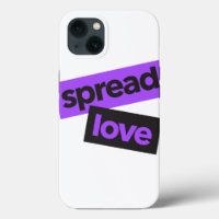 Modern, urban, vibrant, trendy graphic Spread Love