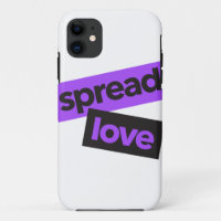 Modern, urban, vibrant, trendy graphic Spread Love