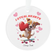 Modern Valentine Ornaments for Girlfriend Gifts