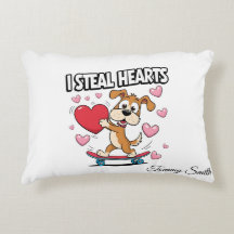 Modern Valentine Pillows for Couples