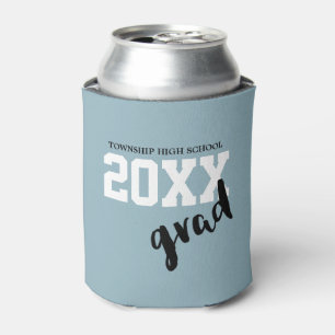 Modern Varsity Sport Grad Can Cooler