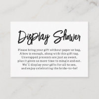 Modern, Versatile Display Shower Bridal Gift Card