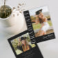 Modern Vertical Black and White Photo Graduation Invitation