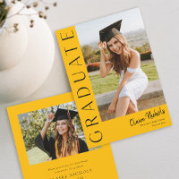 Modern Vertical Photo Graduation