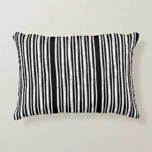 Modern Vertical Stripes Pattern Accent Pillow