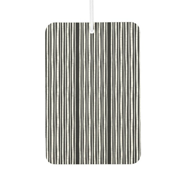 Modern Vertical Stripes Pattern Air Freshener (Front)