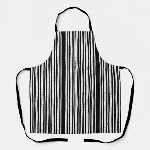 Modern Vertical Stripes Pattern Apron