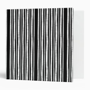 Modern Vertical Stripes Pattern Binder