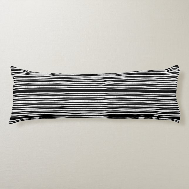 Modern Vertical Stripes Pattern Body Pillow (Front)