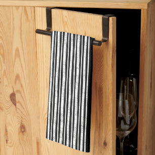 Modern Vertical Stripes Pattern Kitchen Towel