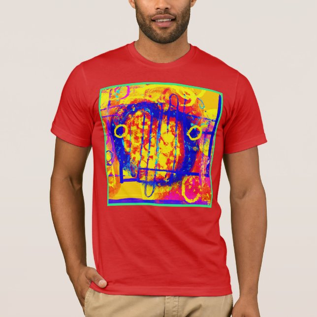 Modern Vibrant Abstractions Art T-Shirt (Front)