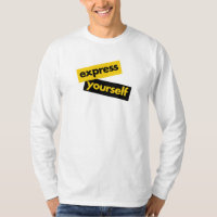 Modern, vibrant, bold graphic of Express Yourself