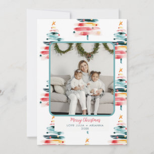 Modern Vibrant Christmas Card