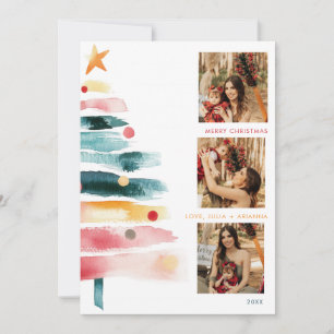 Modern Vibrant Christmas Card