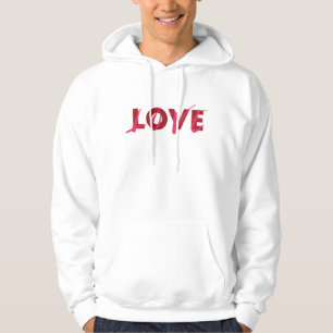 Modern, vibrant, cool, trendy design of Love Hoodie
