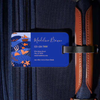 Modern Vibrant Dreamscape Luggage Tag