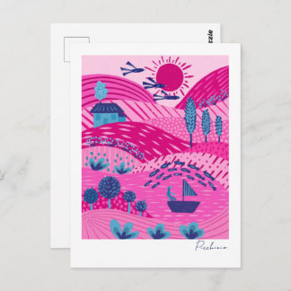 Modern Vibrant Dreamscape Postcard