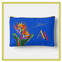 Modern Vibrant Floral Name Custom Monogram