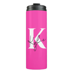 Modern Vibrant Personalized Monogram -  Thermal Tumbler