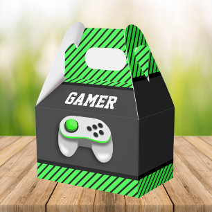 Modern Video Game Birthday Party Favor Box