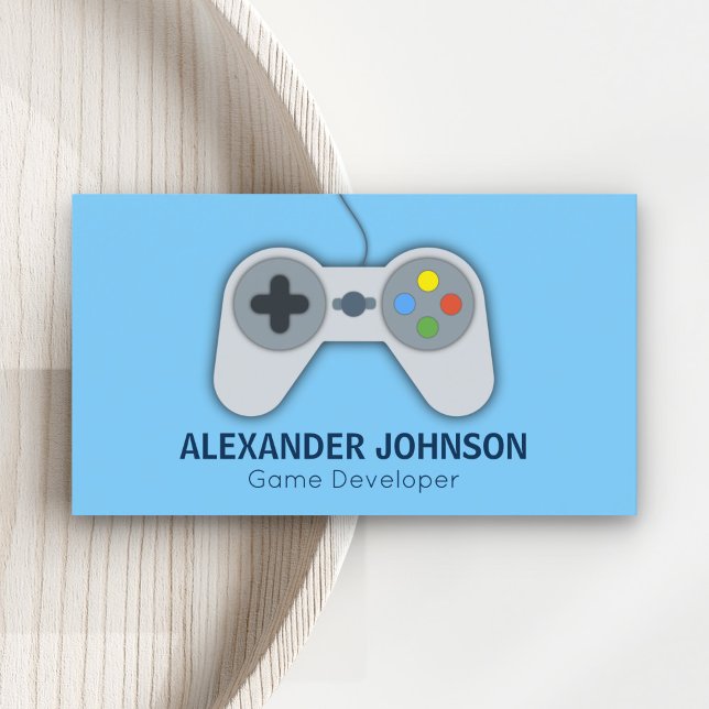 Modern Video Game Developers, Designers, Animators Business Card (Creator Uploaded)
