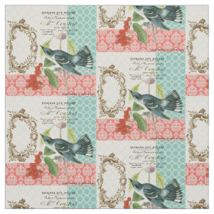 Modern Vintage Bird fabric