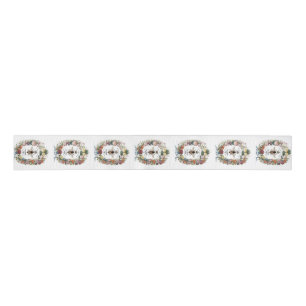 MODERN VINTAGE BOTANICAL QUEEN BEE GROSGRAIN RIBBON