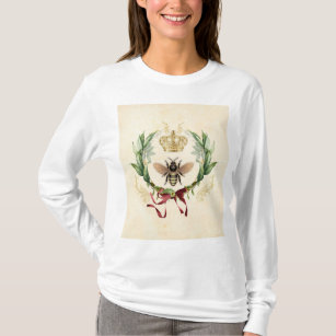 Modern Vintage Botanical Queen Bee T-Shirt