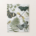 modern vintage butterflies and dragonflies