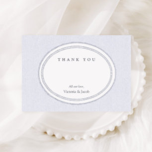 Modern Vintage Coastal Sailboat Baby Shower Thank You Card