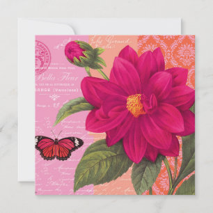 modern vintage dahlia