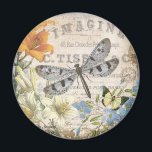 modern vintage french dragonfly magnet<br><div class="desc">modern vintage french dragonfly</div>