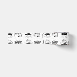 modern vintage french farm animals grosgrain ribbon