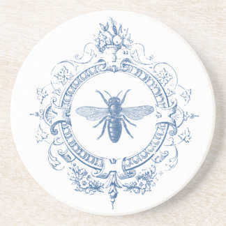 Modern Vintage French farmhouse bee Coaster