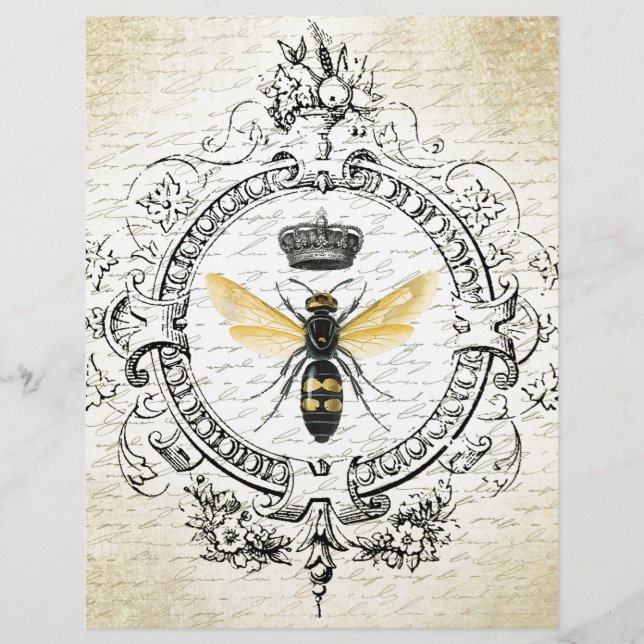 MODERN VINTAGE french queen bee (Front)