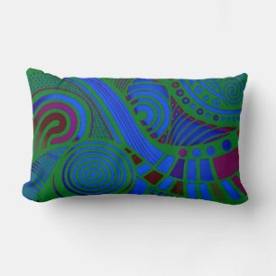 Modern Vintage Geometric Throw Pillow