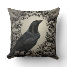 modern vintage halloween crow