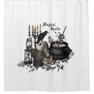 Modern vintage Halloween skull