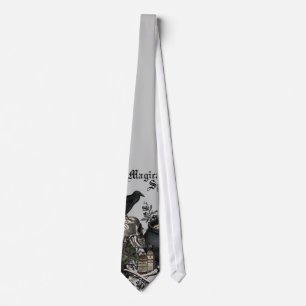 Modern vintage Halloween WITCHES BREW Tie