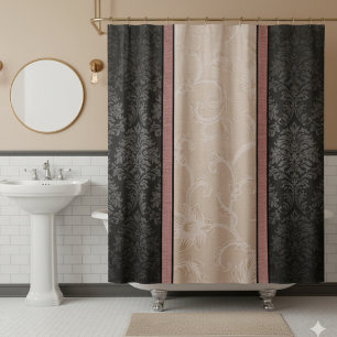 Modern Vintage Inspired Floral Fabric Stripes