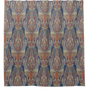 Modern Vintage Kashmir Paisley Shawl Patterned