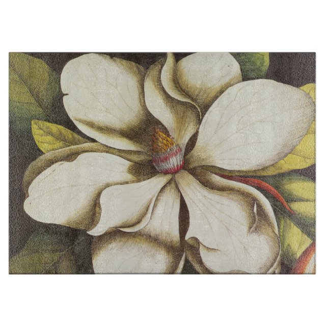 modern vintage magnolia cutting board (Front)