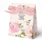 Modern Vintage Pink Floral Personalized Wedding