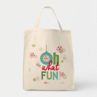 modern vintage retro Christmas typograpahy phrase Tote Bag