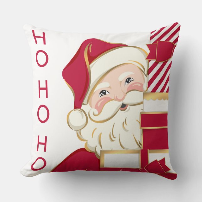 Modern Vintage Santa pillow (Front)