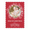 Modern Vintage Season's Greetings Photo Card | Red